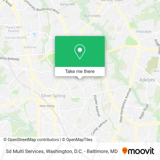 Sd Multi Services map