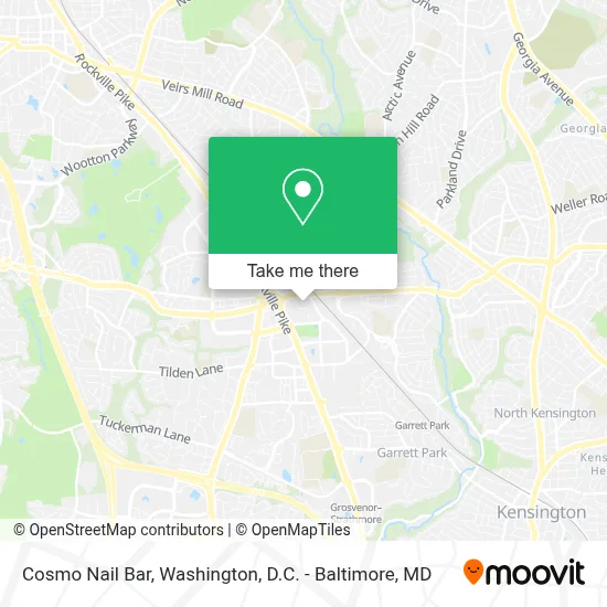 Cosmo Nail Bar map