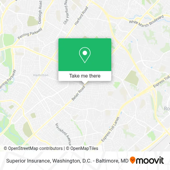 Superior Insurance map