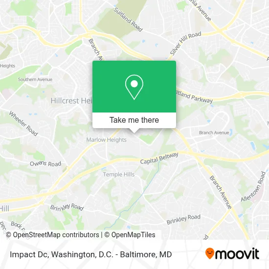 Impact Dc map