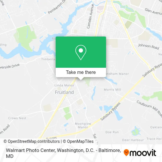 Walmart Photo Center map