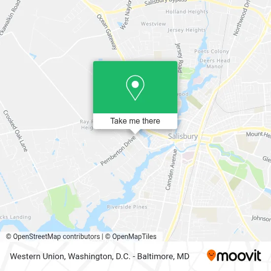 Western Union map