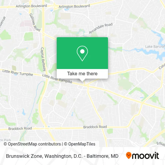 Brunswick Zone map