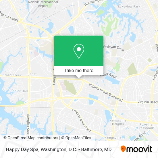 Happy Day Spa map