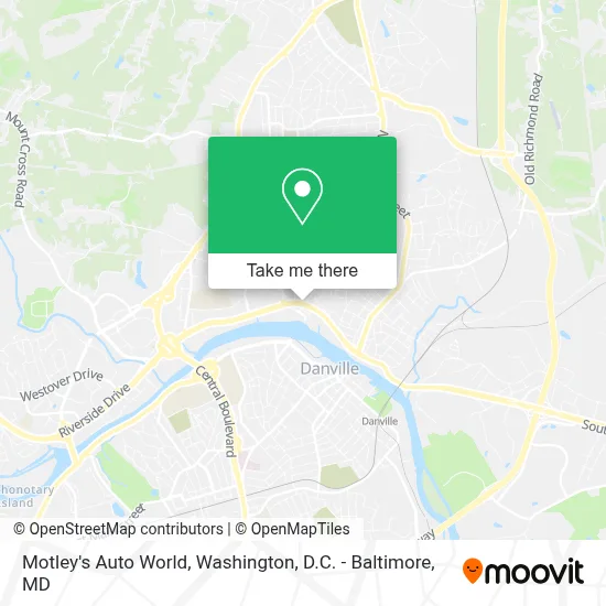 Motley's Auto World map