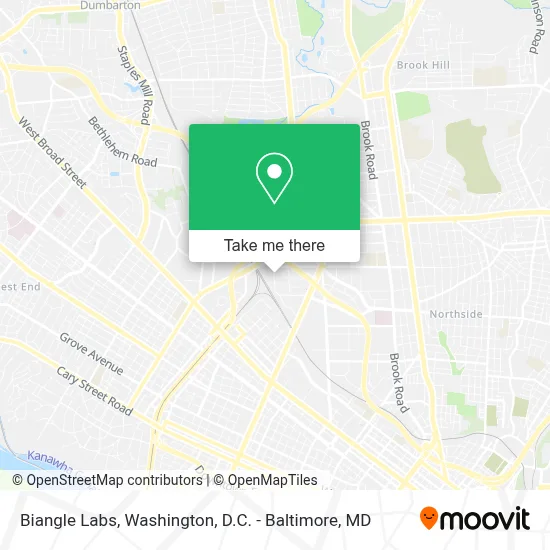 Biangle Labs map