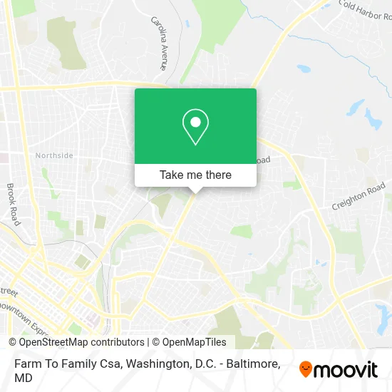 Farm To Family Csa map
