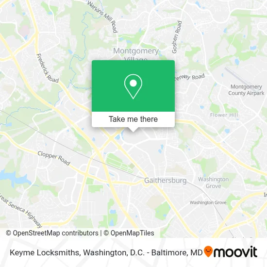 Keyme Locksmiths map