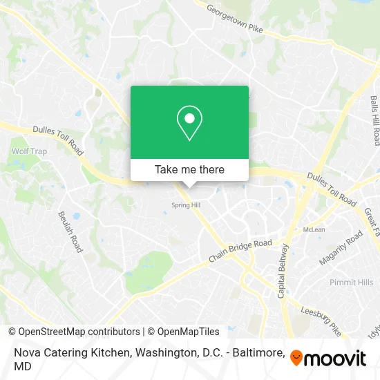 Nova Catering Kitchen map