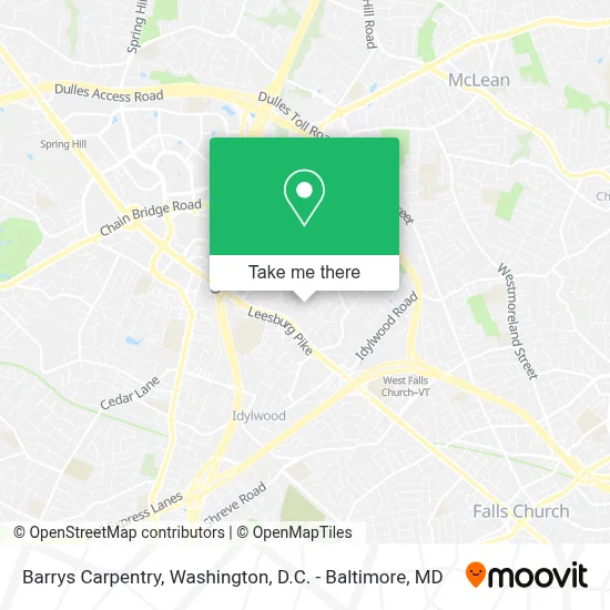 Barrys Carpentry map