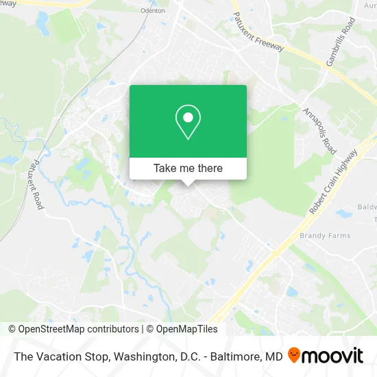 The Vacation Stop map