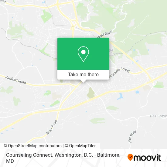 Counseling Connect map