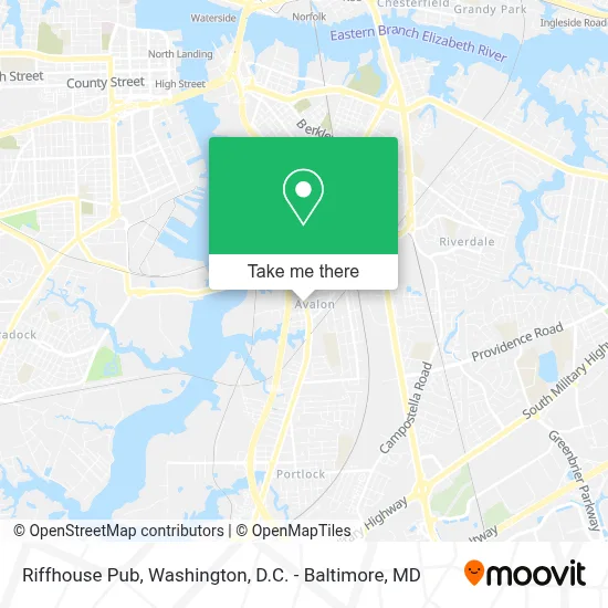 Riffhouse Pub map