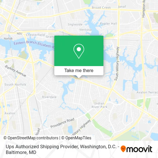Ups Authorized Shipping Provider map
