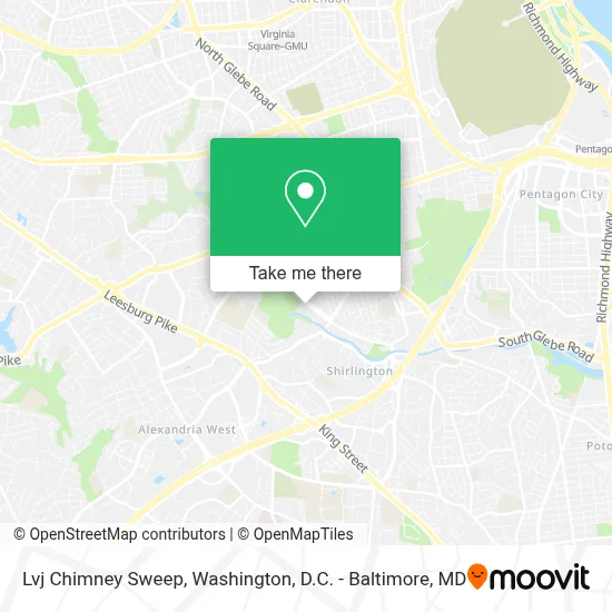 Lvj Chimney Sweep map