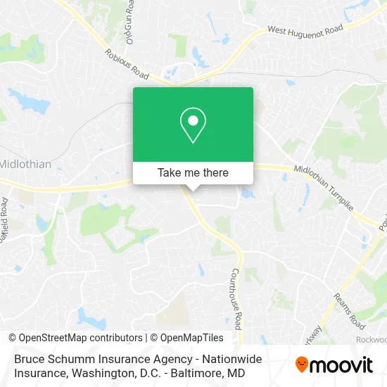 Bruce Schumm Insurance Agency - Nationwide Insurance map