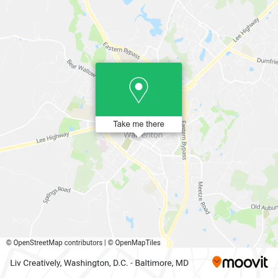 Liv Creatively map