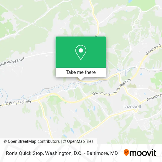Ron's Quick Stop map