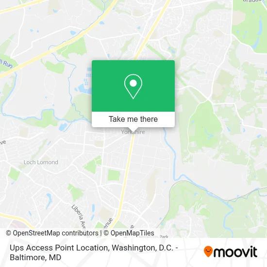 Ups Access Point Location map