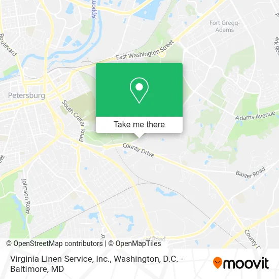Virginia Linen Service, Inc. map