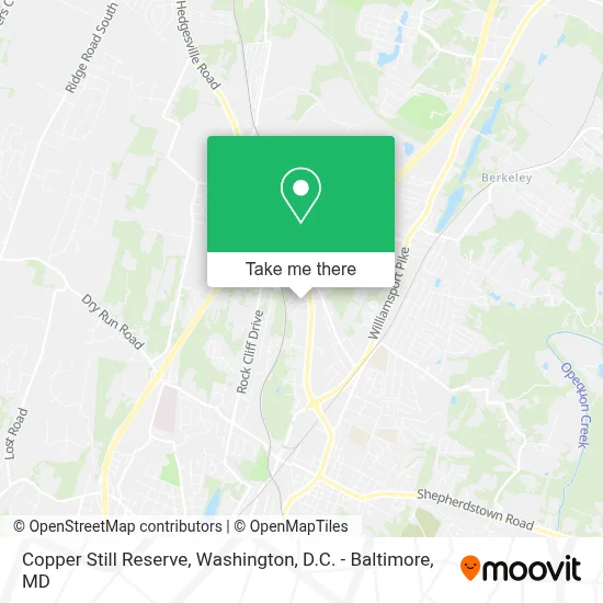 Copper Still Reserve map
