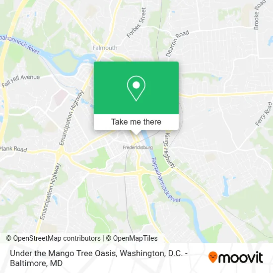 Under the Mango Tree Oasis map