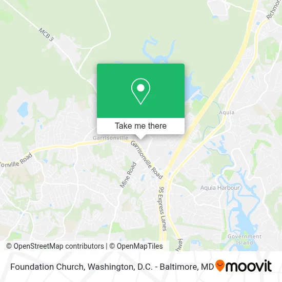Foundation Church map