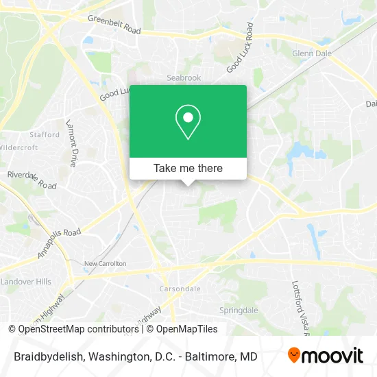 Braidbydelish map