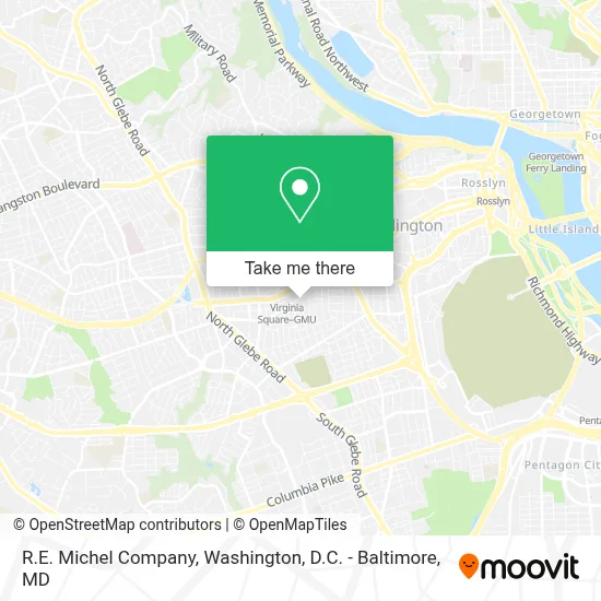 R.E. Michel Company map