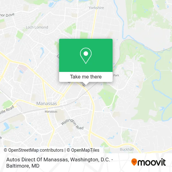 Autos Direct Of Manassas map