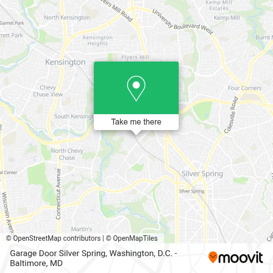 Garage Door Silver Spring map