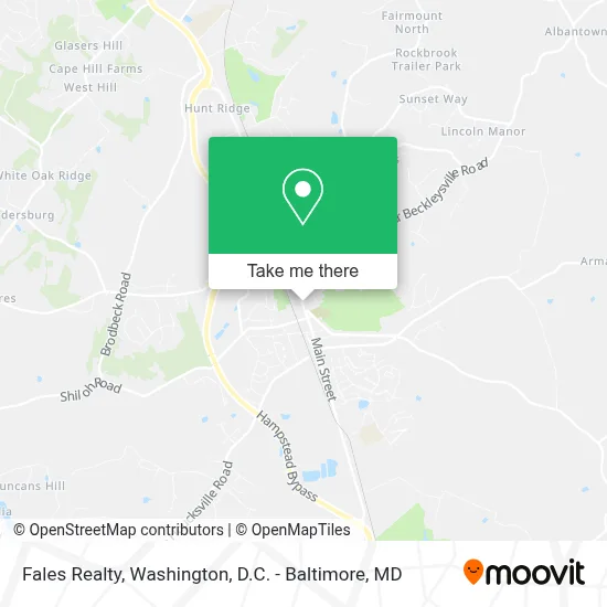 Fales Realty map
