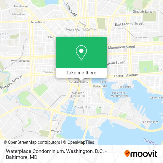 Waterplace Condominium map