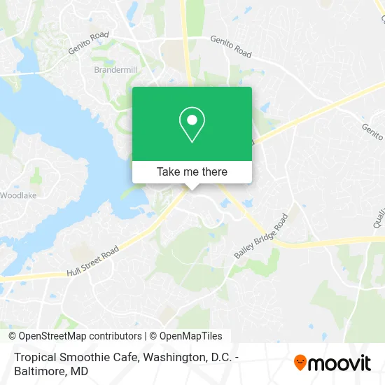 Tropical Smoothie Cafe map