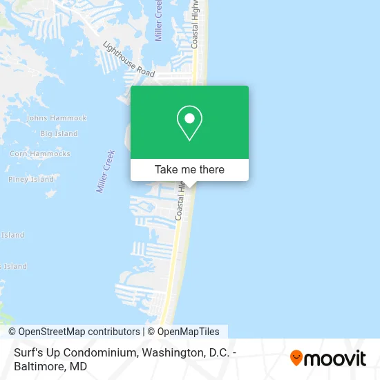 Surf's Up Condominium map