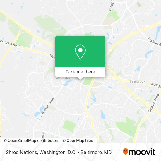 Shred Nations map