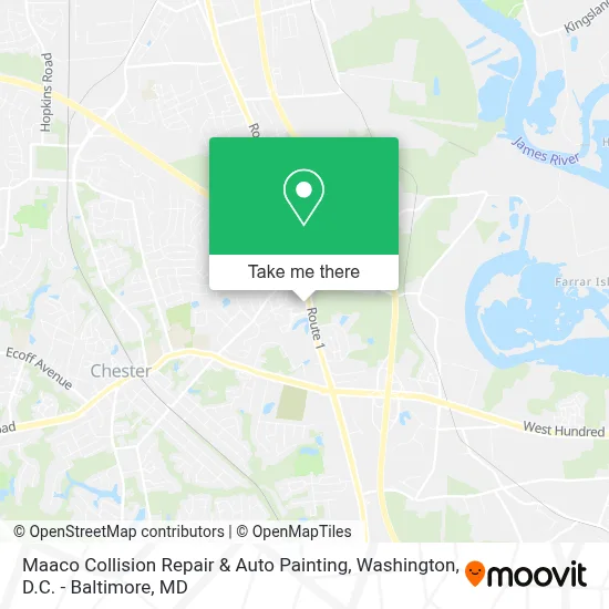 Maaco Collision Repair & Auto Painting map