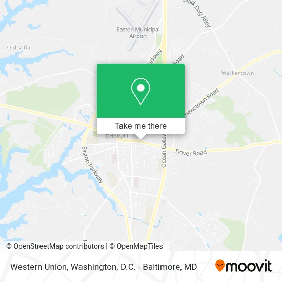 Western Union map