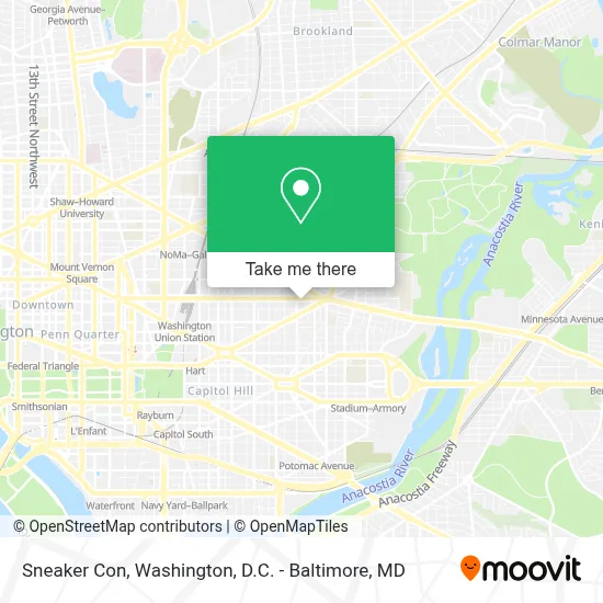 Sneaker Con map