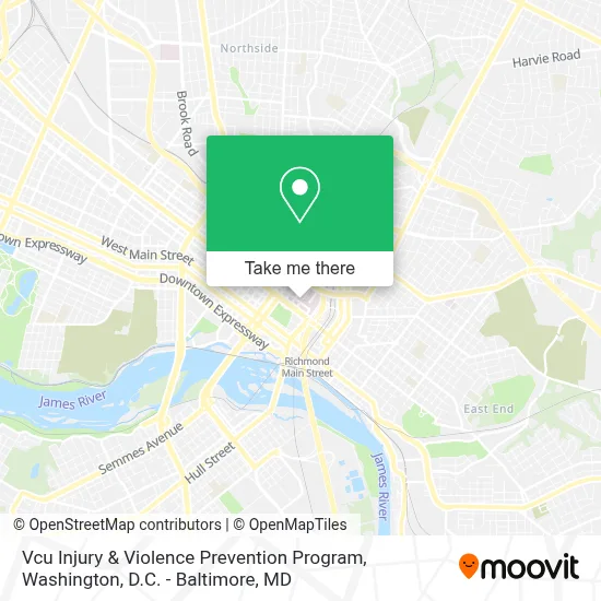 Vcu Injury & Violence Prevention Program map