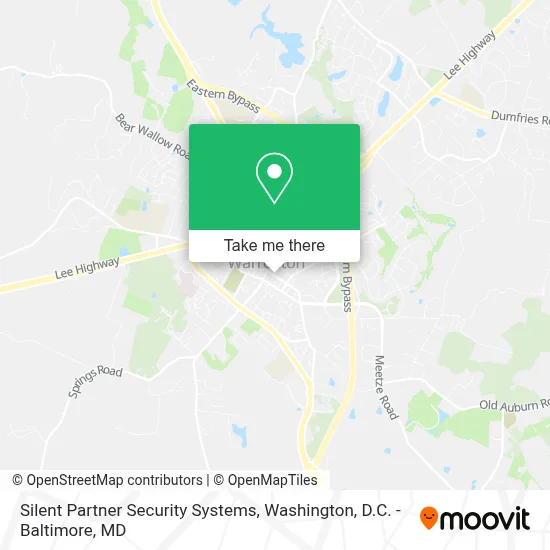 Silent Partner Security Systems map