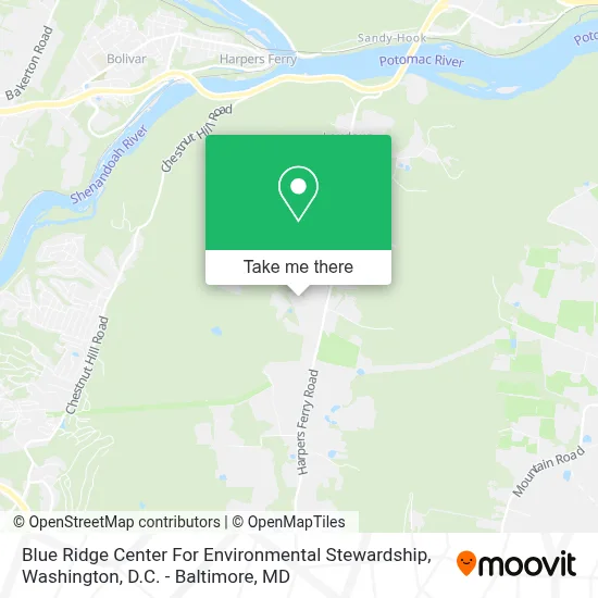 Blue Ridge Center For Environmental Stewardship map
