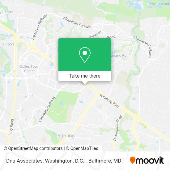 Dna Associates map