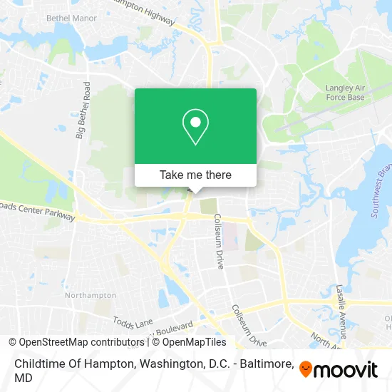 Childtime Of Hampton map