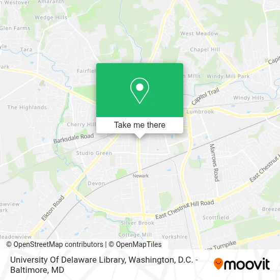 University Of Delaware Library map