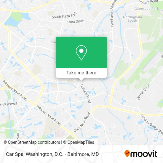 Car Spa map