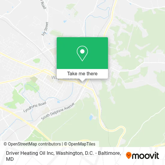 Driver Heating Oil Inc map