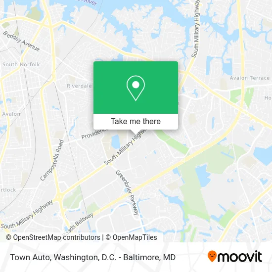 Town Auto map