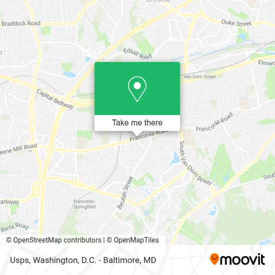 Usps map