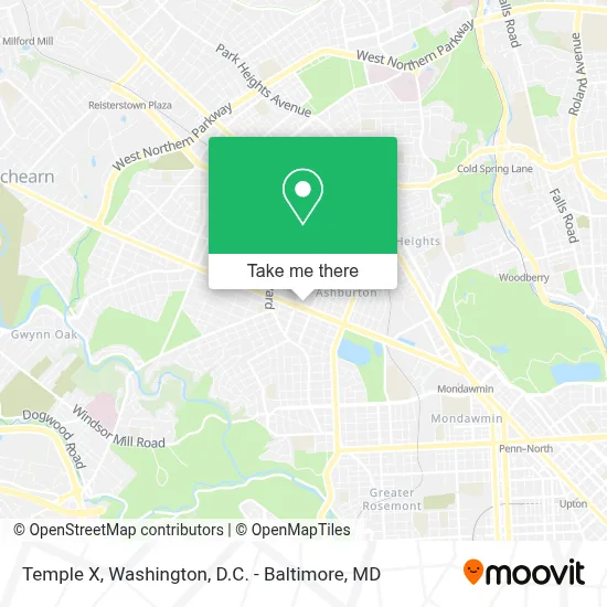 Temple X map